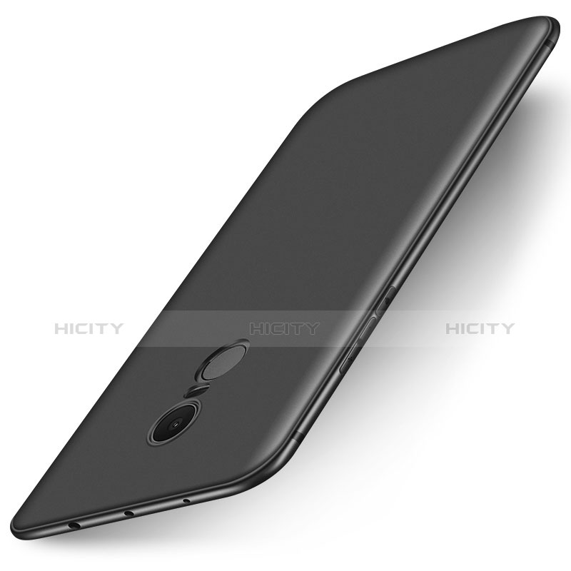 Funda Silicona Ultrafina Goma Carcasa S01 para Xiaomi Redmi Note 4 Negro