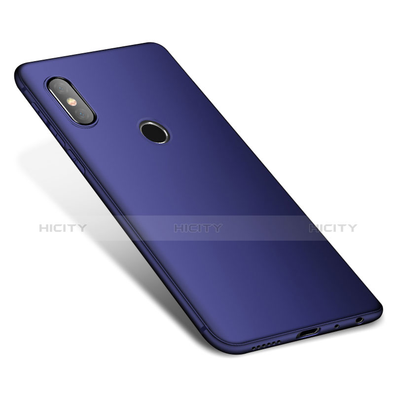 Funda Silicona Ultrafina Goma Carcasa S01 para Xiaomi Redmi Note 5 AI Dual Camera Azul