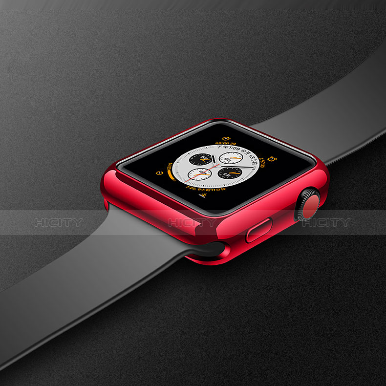 Funda Silicona Ultrafina Goma Carcasa S02 para Apple iWatch 4 40mm Rojo
