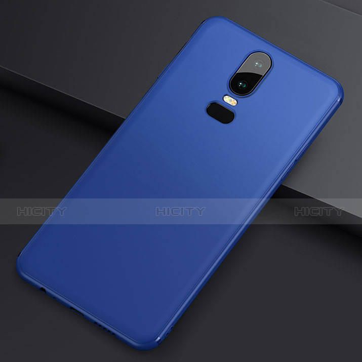 Funda Silicona Ultrafina Goma Carcasa S02 para OnePlus 6 Azul