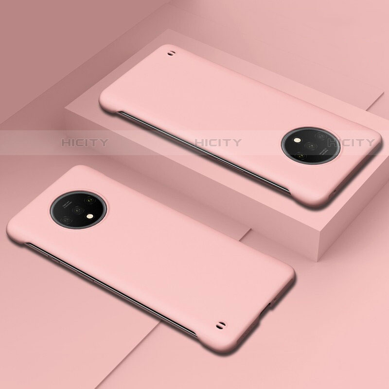 Funda Silicona Ultrafina Goma Carcasa S02 para OnePlus 7T Oro Rosa