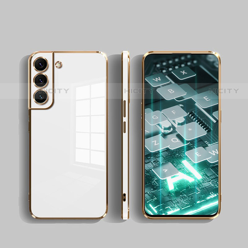 Funda Silicona Ultrafina Goma Carcasa S02 para Samsung Galaxy S23 5G Blanco