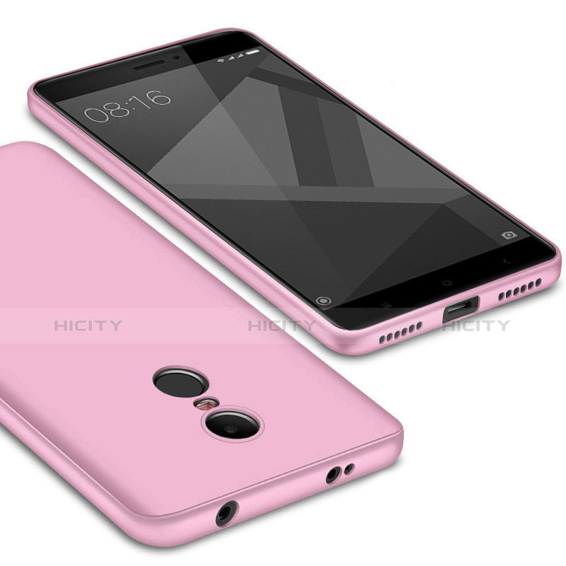 Funda Silicona Ultrafina Goma Carcasa S02 para Xiaomi Redmi Note 4 Standard Edition Rosa
