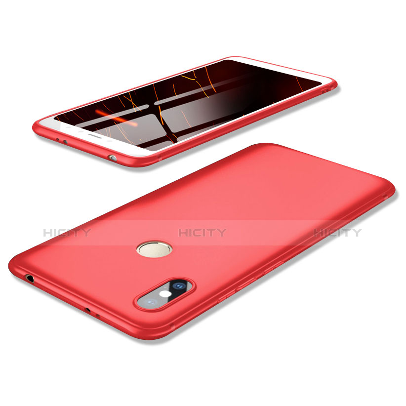 Funda Silicona Ultrafina Goma Carcasa S02 para Xiaomi Redmi S2 Rojo