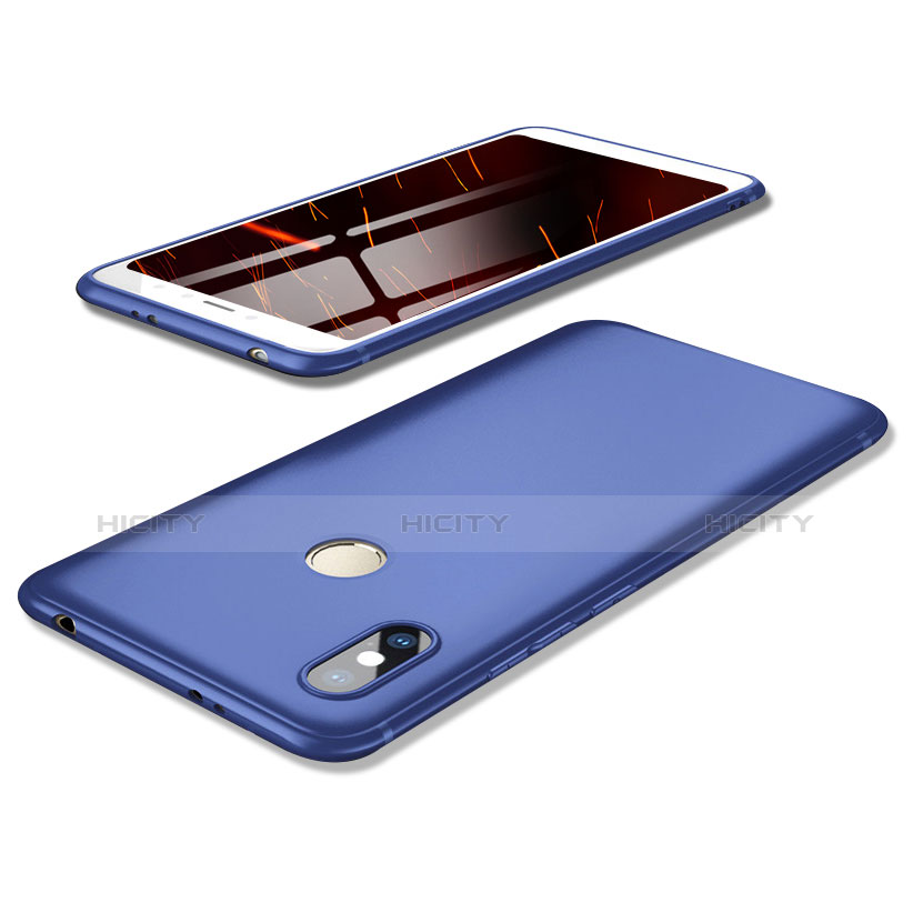 Funda Silicona Ultrafina Goma Carcasa S02 para Xiaomi Redmi Y2 Azul