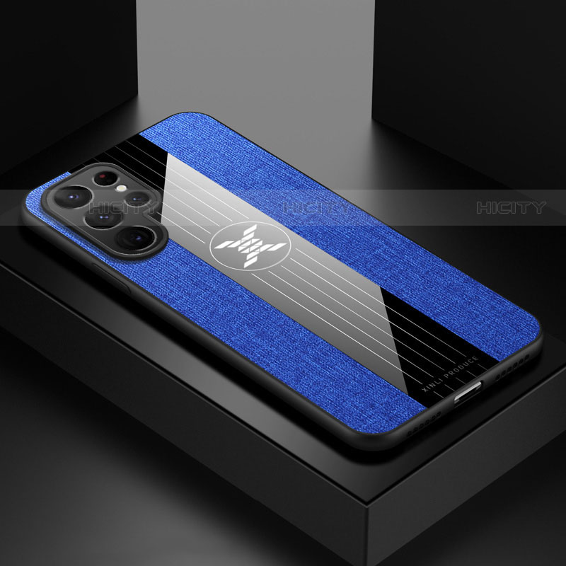 Funda Silicona Ultrafina Goma Carcasa S03 para Samsung Galaxy S22 Ultra 5G Azul