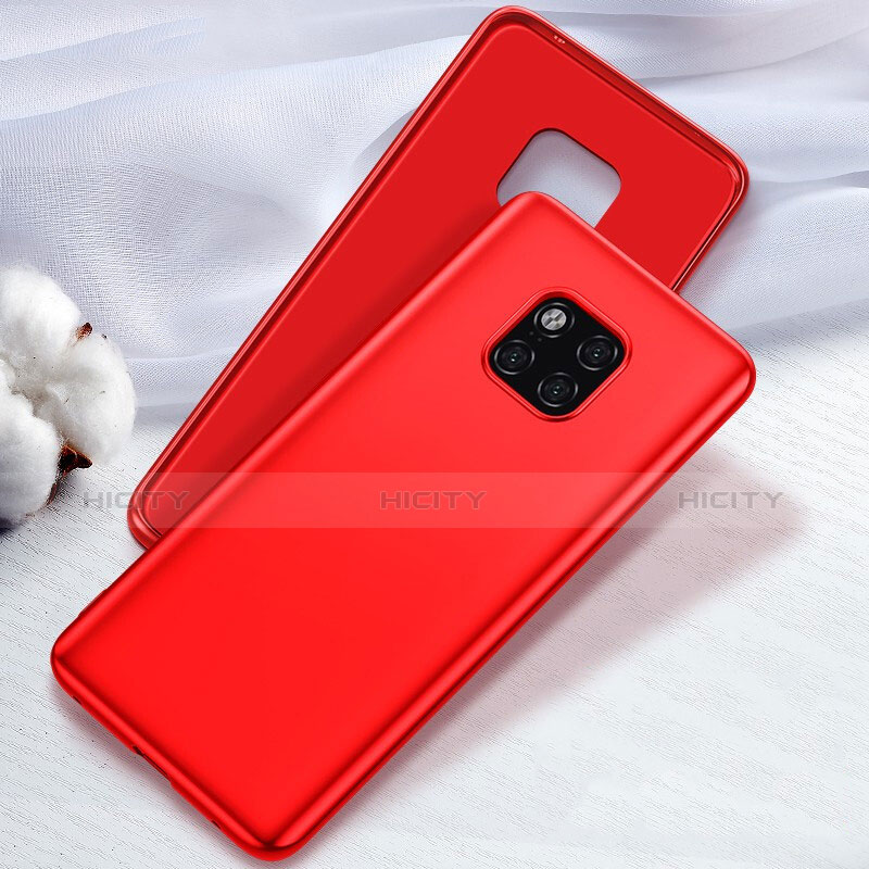 Funda Silicona Ultrafina Goma Carcasa S04 para Huawei Mate 20 Pro Rojo