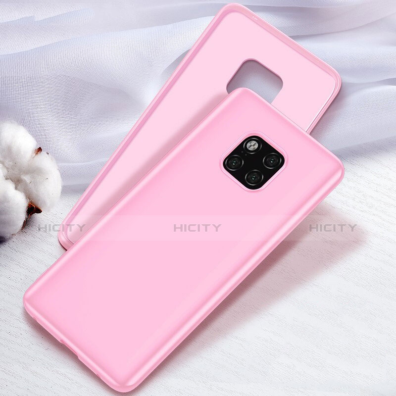 Funda Silicona Ultrafina Goma Carcasa S04 para Huawei Mate 20 Pro Rosa