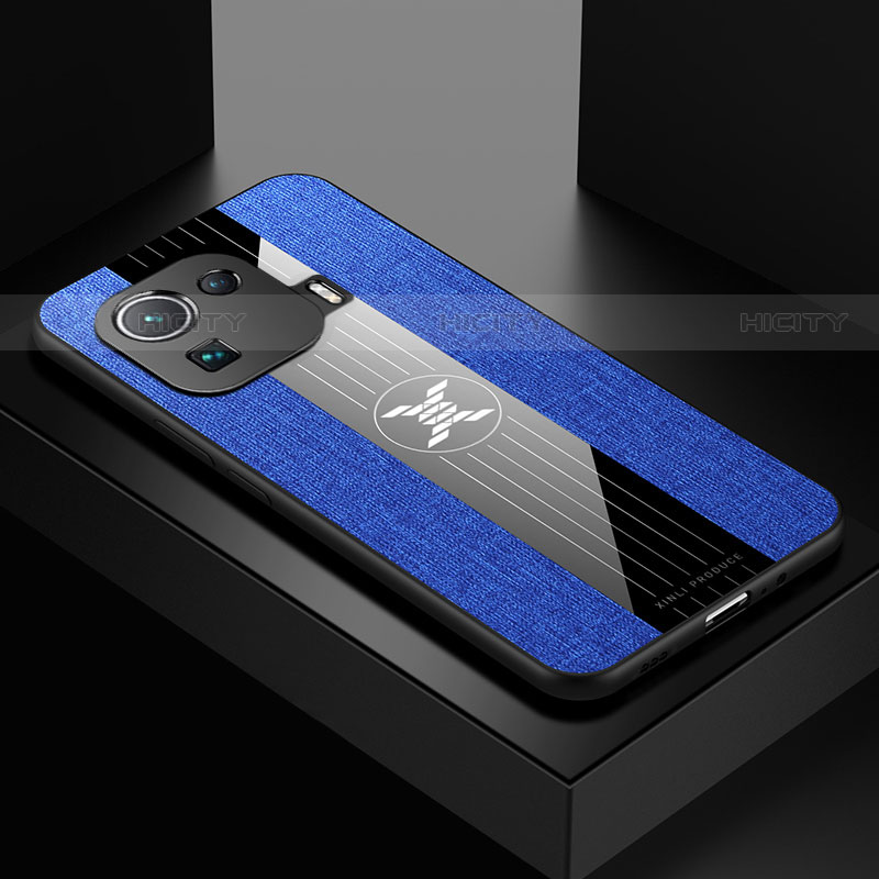 Funda Silicona Ultrafina Goma Carcasa S04 para Xiaomi Mi 11 Pro 5G Azul