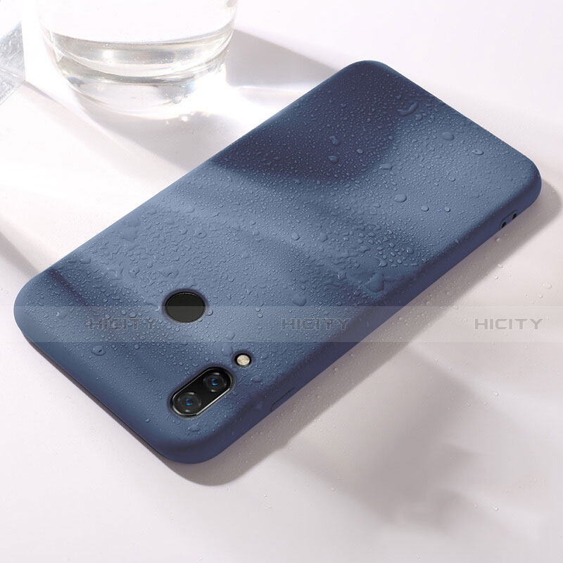 Funda Silicona Ultrafina Goma Carcasa S05 para Huawei Honor 8X Azul