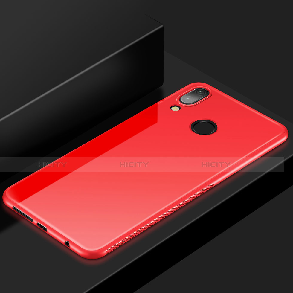 Funda Silicona Ultrafina Goma Carcasa S05 para Huawei P20 Lite Rojo