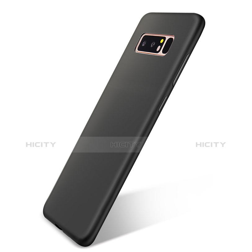 Funda Silicona Ultrafina Goma Carcasa S05 para Samsung Galaxy Note 8 Duos N950F Negro