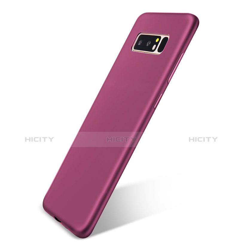 Funda Silicona Ultrafina Goma Carcasa S05 para Samsung Galaxy Note 8 Morado
