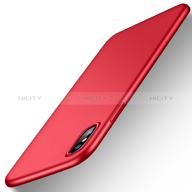 Funda Silicona Ultrafina Goma Carcasa S18 para Apple iPhone Xs Max Rojo