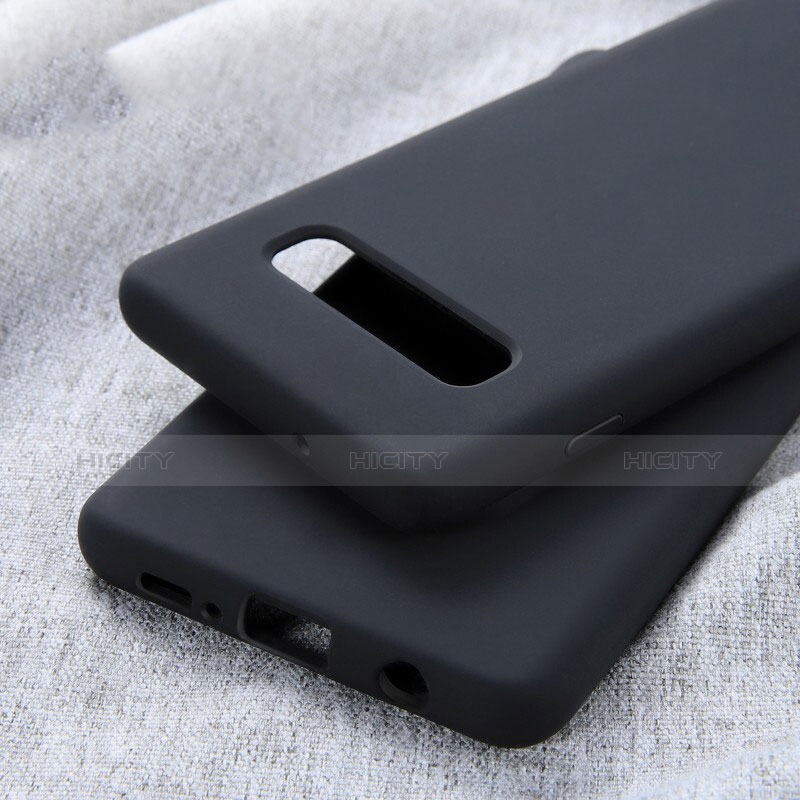 Funda Silicona Ultrafina Goma Carcasa U01 para Samsung Galaxy S10 Plus Negro