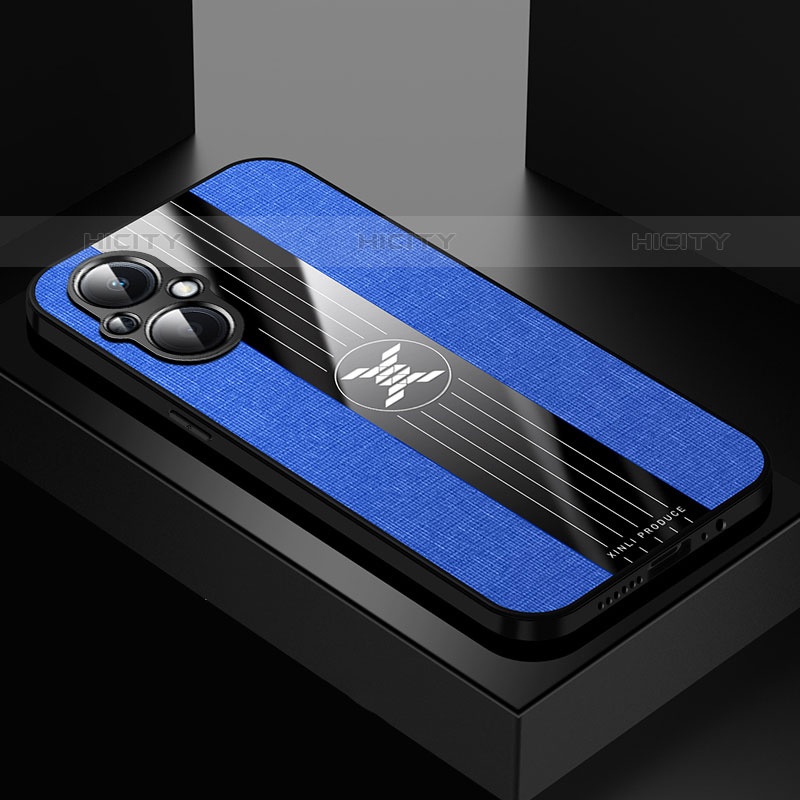 Funda Silicona Ultrafina Goma Carcasa X01L para Oppo Reno7 Lite 5G Azul