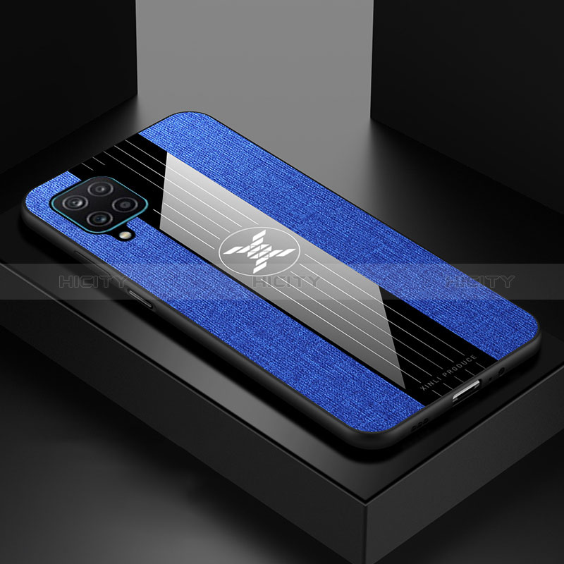 Funda Silicona Ultrafina Goma Carcasa X01L para Samsung Galaxy M12 Azul
