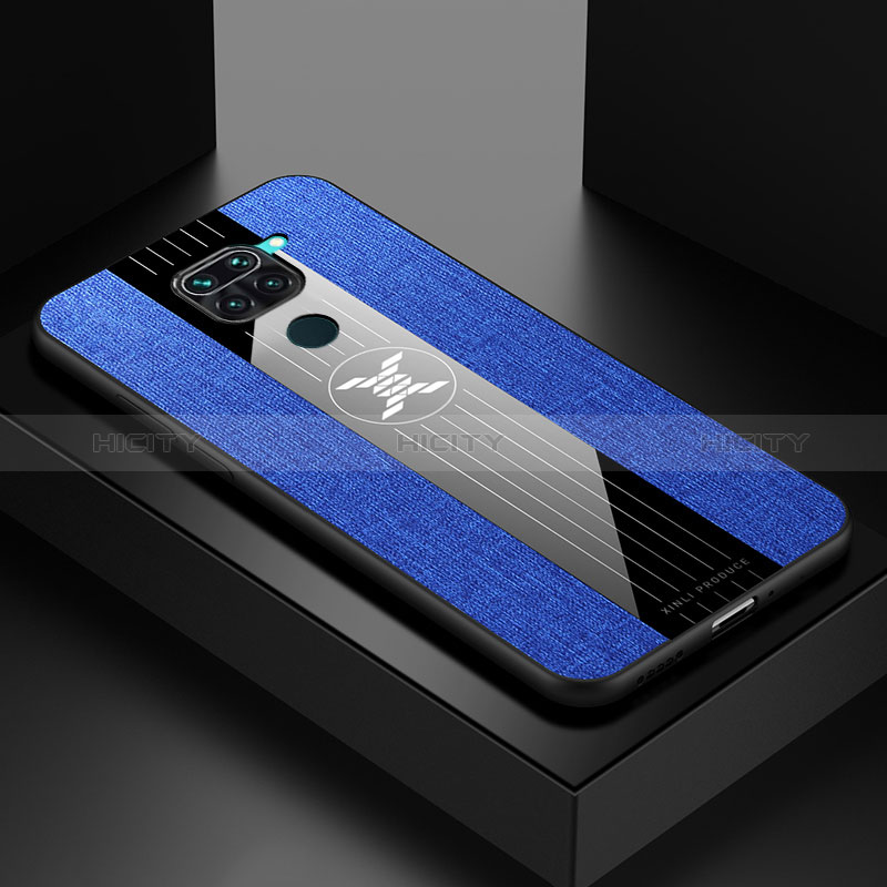 Funda Silicona Ultrafina Goma Carcasa X01L para Xiaomi Redmi Note 9 Azul