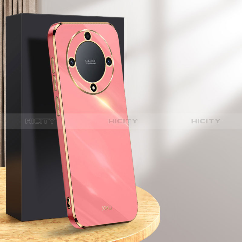 Funda Silicona Ultrafina Goma Carcasa XL1 para Huawei Honor Magic6 Lite 5G Rosa Roja
