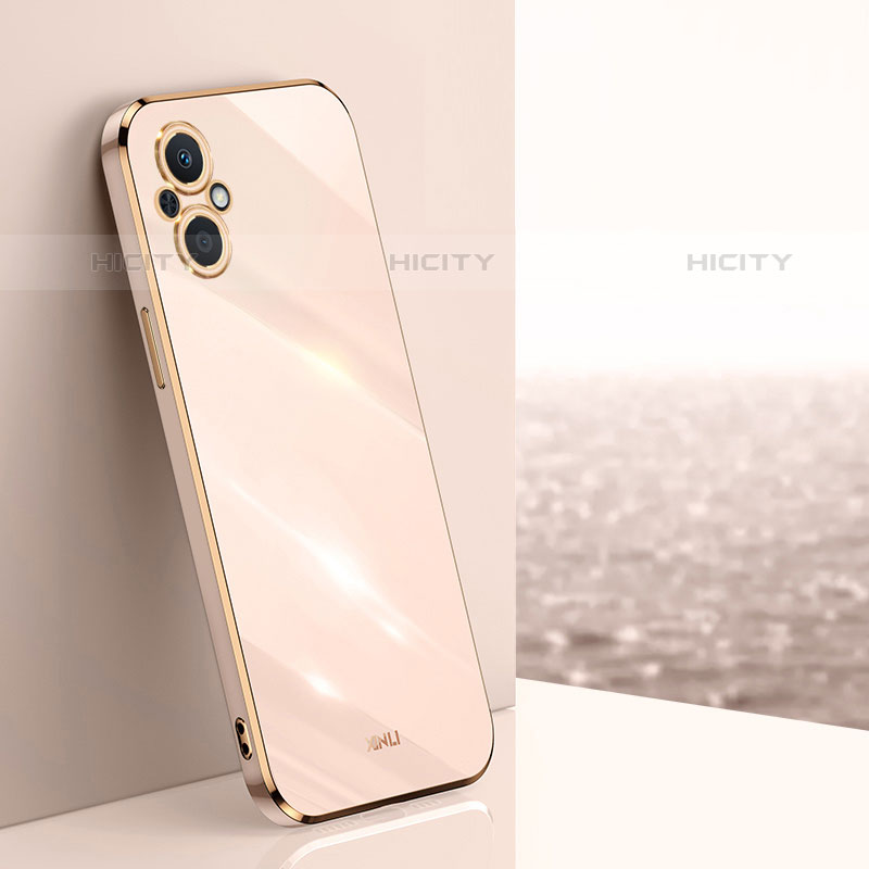 Funda Silicona Ultrafina Goma Carcasa XL1 para Oppo Reno8 Z 5G Oro