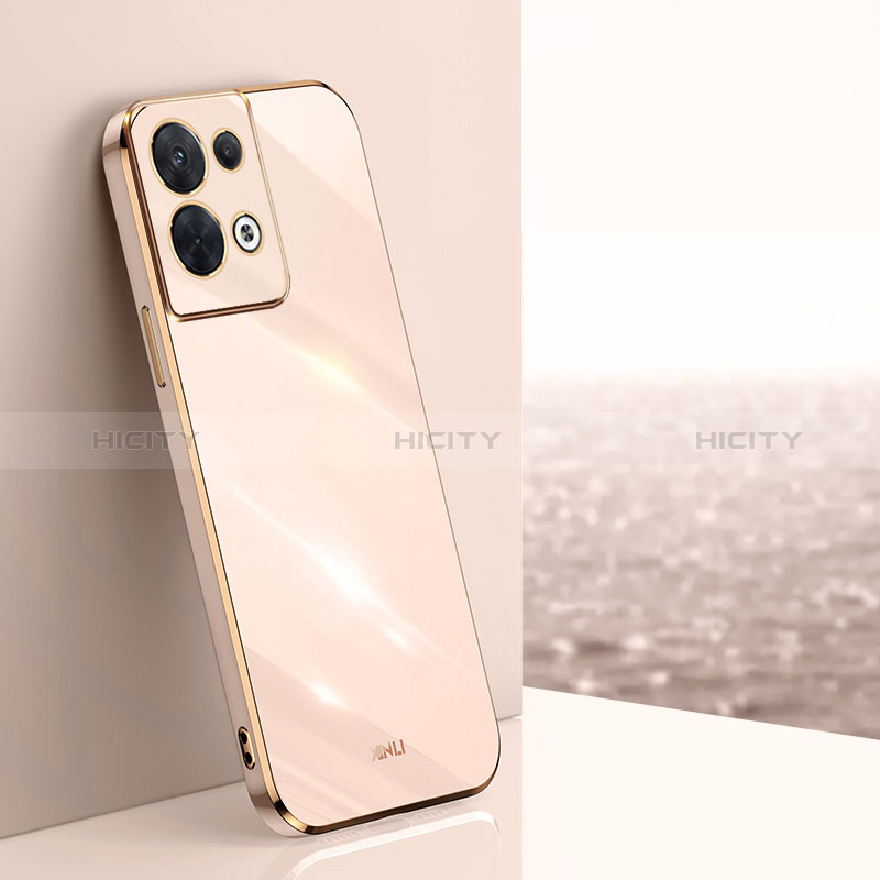 Funda Silicona Ultrafina Goma Carcasa XL1 para Oppo Reno9 Pro+ Plus 5G Oro