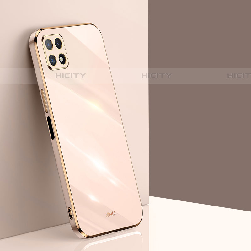 Funda Silicona Ultrafina Goma Carcasa XL1 para Samsung Galaxy F42 5G Oro