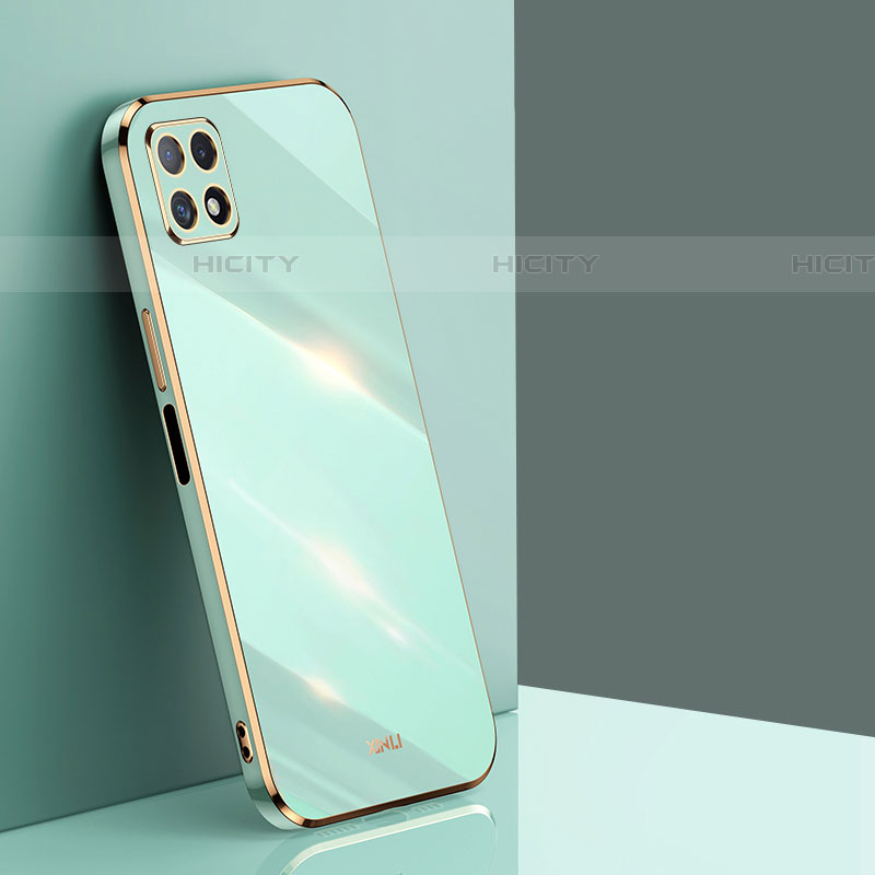 Funda Silicona Ultrafina Goma Carcasa XL1 para Samsung Galaxy F42 5G Verde