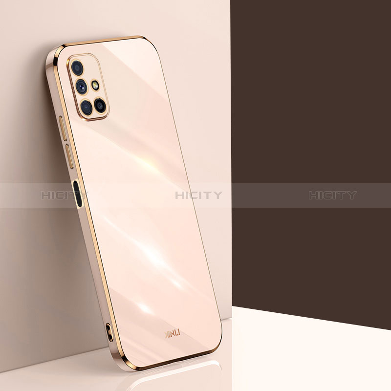 Funda Silicona Ultrafina Goma Carcasa XL1 para Samsung Galaxy M51 Oro