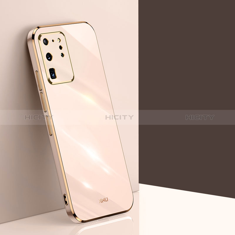 Funda Silicona Ultrafina Goma Carcasa XL1 para Samsung Galaxy S20 Ultra 5G Oro