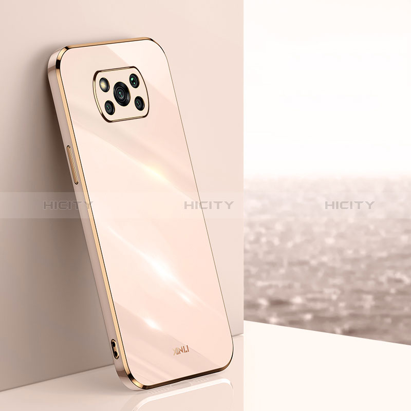 Funda Silicona Ultrafina Goma Carcasa XL1 para Xiaomi Poco X3 NFC Oro