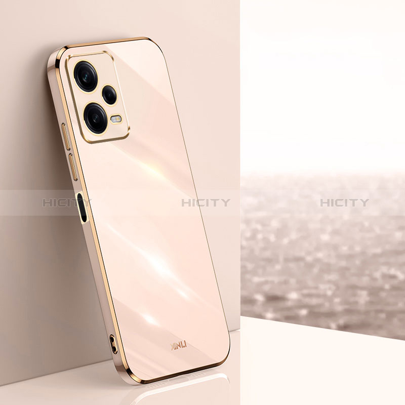 Funda Silicona Ultrafina Goma Carcasa XL1 para Xiaomi Redmi Note 12 Pro 5G Oro