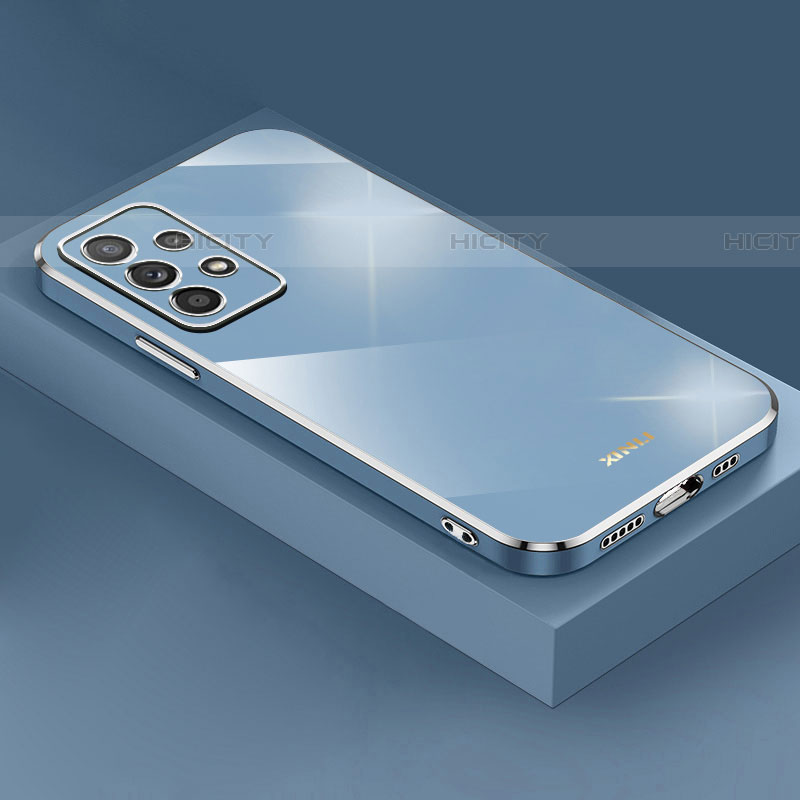 Funda Silicona Ultrafina Goma Carcasa XL4 para Samsung Galaxy A72 5G Azul