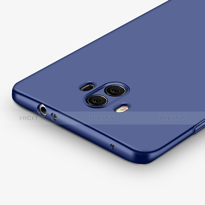 Funda Silicona Ultrafina Goma con Anillo de dedo Soporte para Huawei Mate 10 Azul