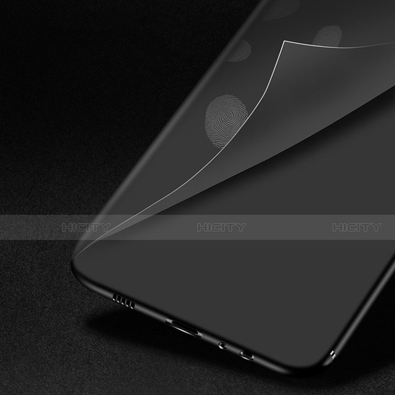Funda Silicona Ultrafina Goma con Magnetico Anillo de dedo Soporte K01 para Samsung Galaxy Note 10 5G Negro