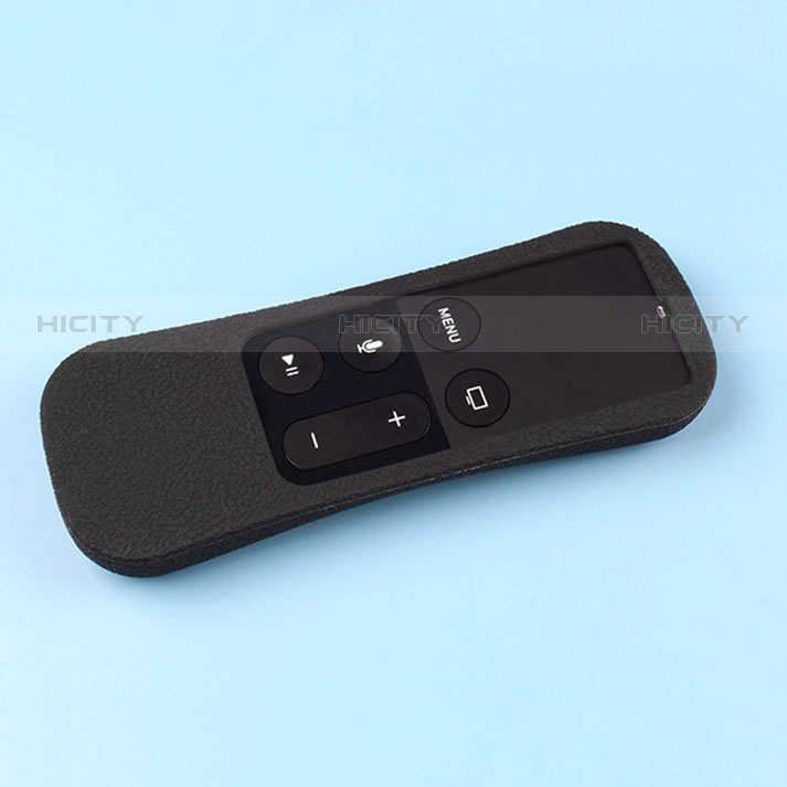 Funda Silicona Ultrafina Goma para Apple TV 4 Negro