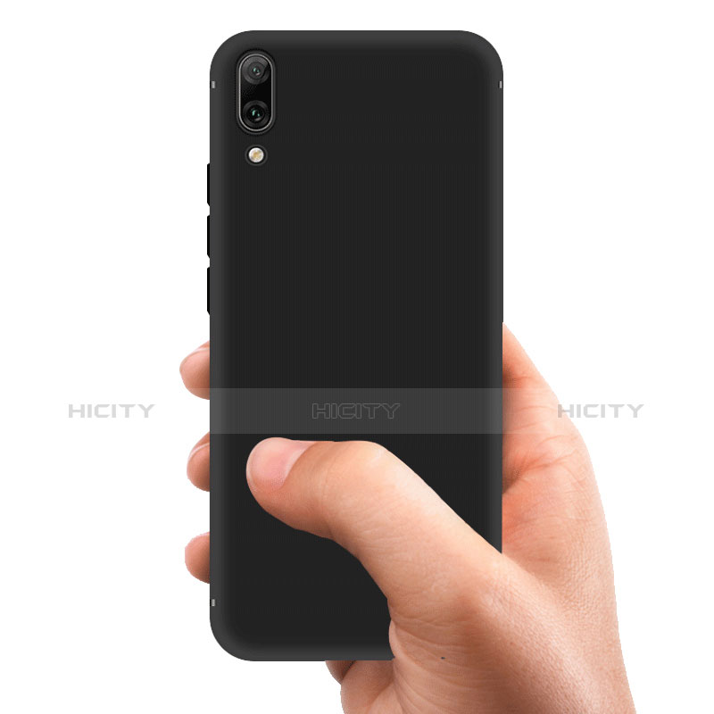 Funda Silicona Ultrafina Goma para Huawei Enjoy 9 Negro