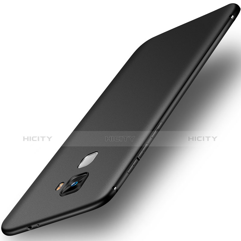 Funda Silicona Ultrafina Goma para Huawei G9 Plus Negro