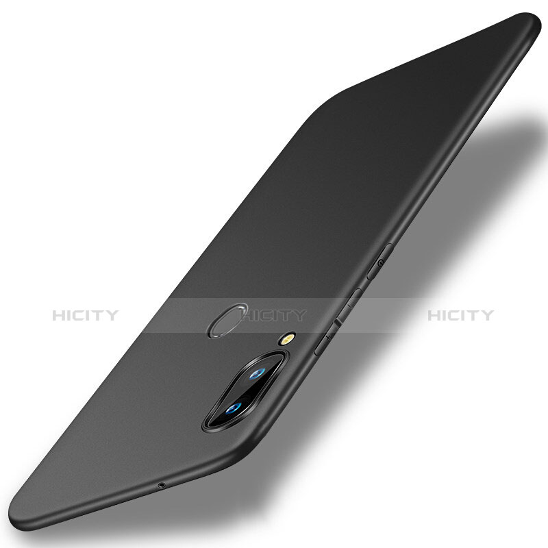 Funda Silicona Ultrafina Goma para Huawei Honor 10 Lite Negro