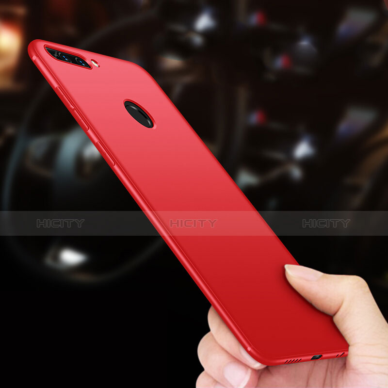 Funda Silicona Ultrafina Goma para Huawei Honor 8 Pro Rojo