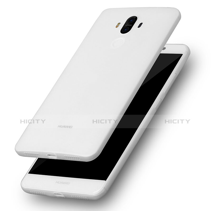 Funda Silicona Ultrafina Goma para Huawei Mate 9 Blanco