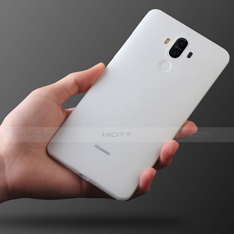 Funda Silicona Ultrafina Goma para Huawei Mate 9 Blanco