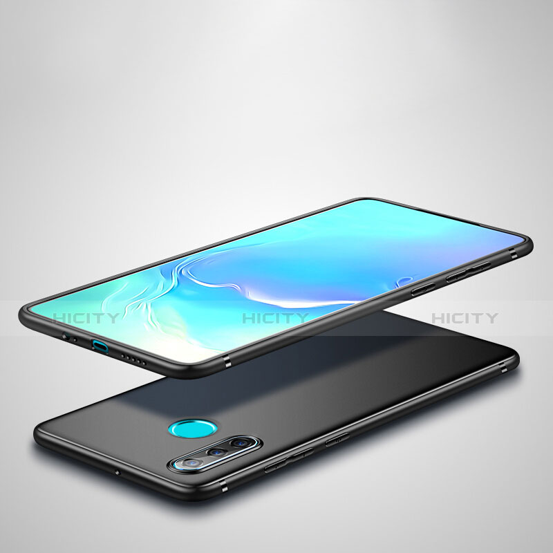 Funda de teléfono para Huawei P30 Lite con protector de pantalla de vidrio  templado y soporte magnético con soporte magnético, soporte delgado, hule