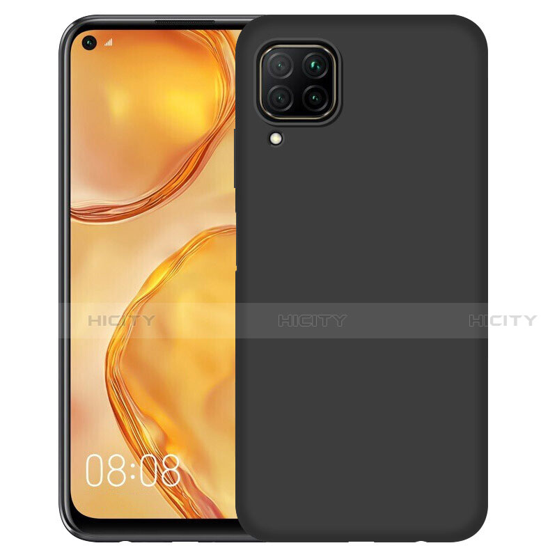 Funda Silicona Ultrafina Goma para Huawei P40 Lite Negro