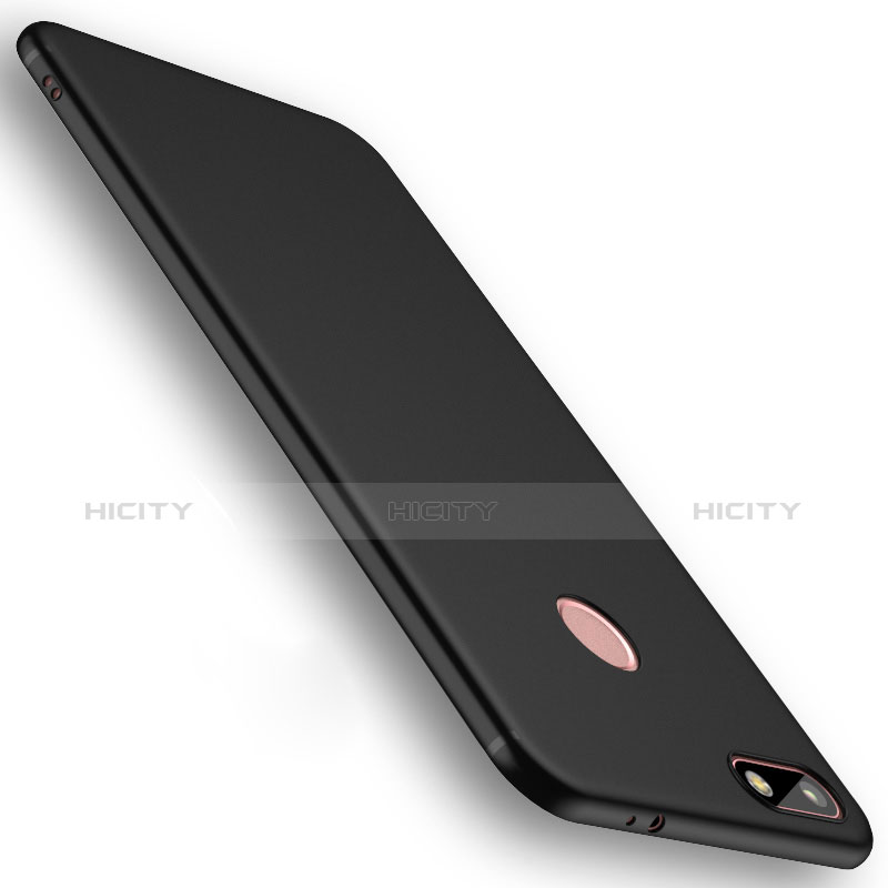 Funda Silicona Ultrafina Goma para Huawei P9 Lite Mini Negro