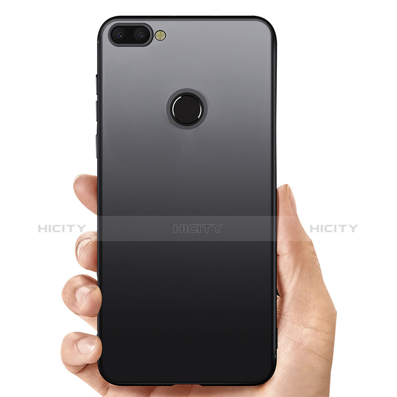 Funda Silicona Ultrafina Goma para Huawei Y9 (2018) Negro