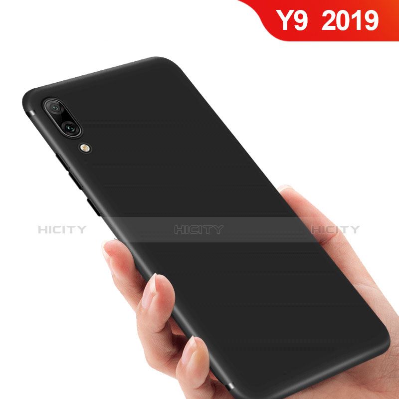 Funda Silicona Ultrafina Goma para Huawei Y9 (2019) Negro