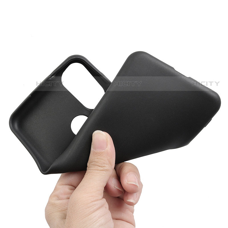 Funda Silicona Ultrafina Goma para Motorola Moto E32s Negro