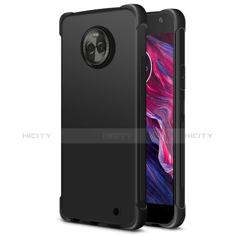 Funda Silicona Ultrafina Goma para Motorola Moto X4 Negro