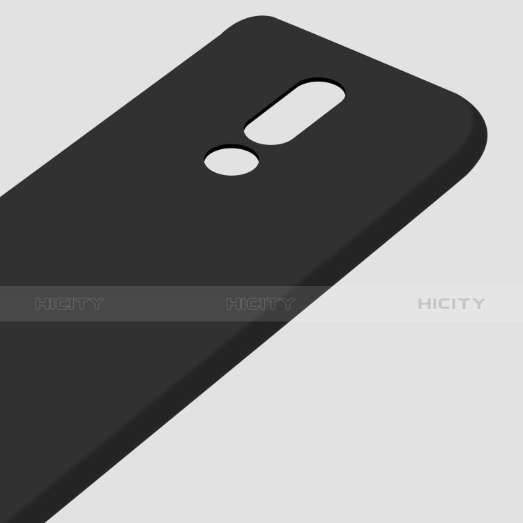 Funda Silicona Ultrafina Goma para Nokia 6.1 Plus Negro