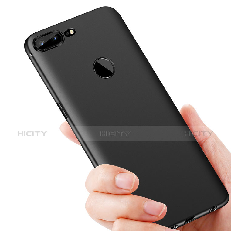 Funda Silicona Ultrafina Goma para OnePlus 5T A5010 Negro